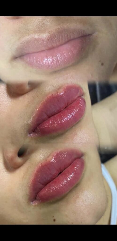 mayglow.es 3 Micropigmentacion de labios efecto acuarela Resultado natural