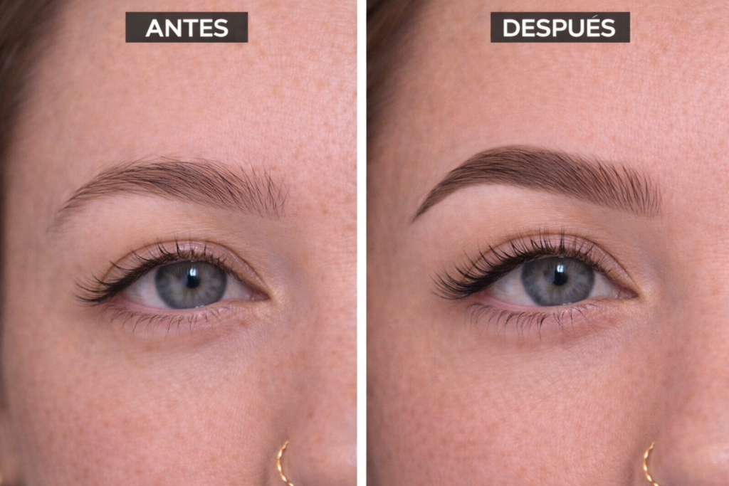 Resultado de diseño de cejas en MayGlow Zaragoza
