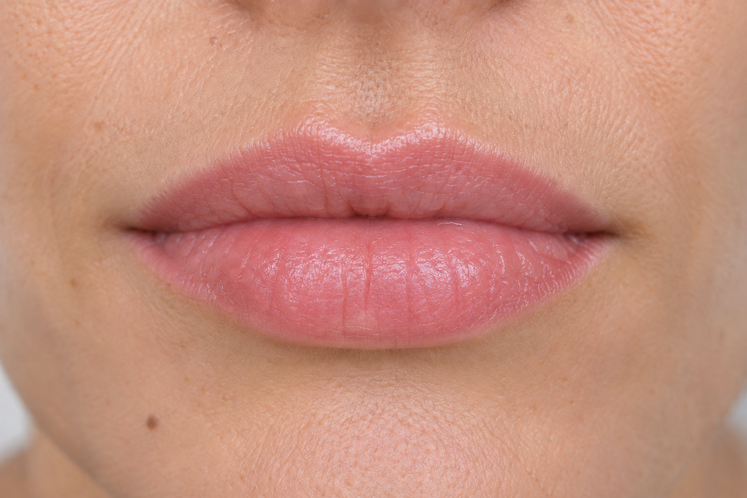 Labios hidratados después del tratamiento Hydra Gloss