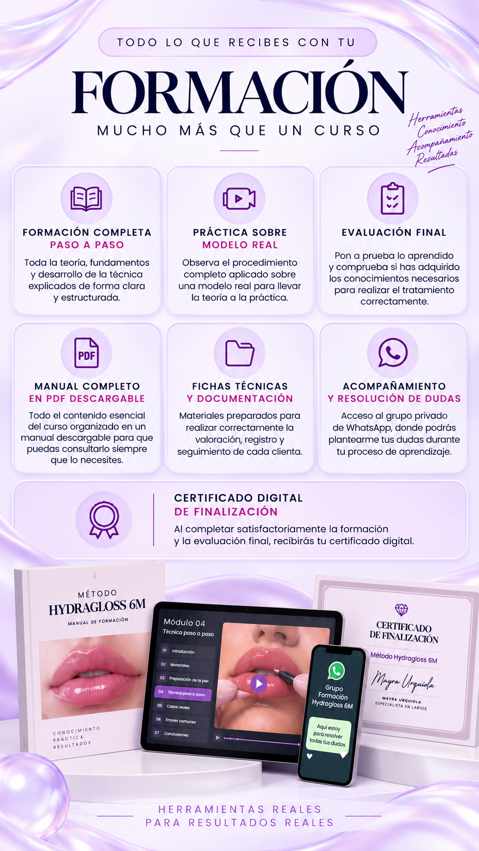 Contenu de la formation Hydragloss